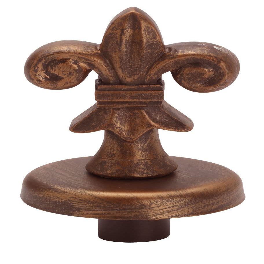 SSWBasics Boutique Cobblestone Fleur De Lis Finial for Dressmaker Forms