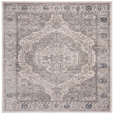 Martha Stewart x SAFAVIEH Area Rug Collection - 10' x 14', Ivory & Grey, Non-Shedding & Easy Cleaning, Ideal for Living Room, Bedroom, Office, Dining Space (MSR867A)