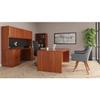 Lorell Prominence 2.0 Gray Elm Laminate Desk Unit view 2