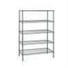 Quantum Storage Systems WR63-1848P-5 Starter Kit Wire Shelves Green Epoxy 5 Shelves 63" H x 48" W x 18" D view 1