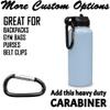 LaserGram Personalized Water Bottle, Dancing Girl, Stainless Steel Double Wall Vacuum Insulated with Flip Top Straw, Custom Engraved Gift (40oz / 1180ml Light Blue) view 4