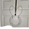 Holiday Decor 3 Pcs HT Happy Easter Bunny Shaped Metal Wire Wreath Frame Form, Easter Bunny Rabbit Metal Wreath Frame Wire Form 17.375x9.5-in. view 4