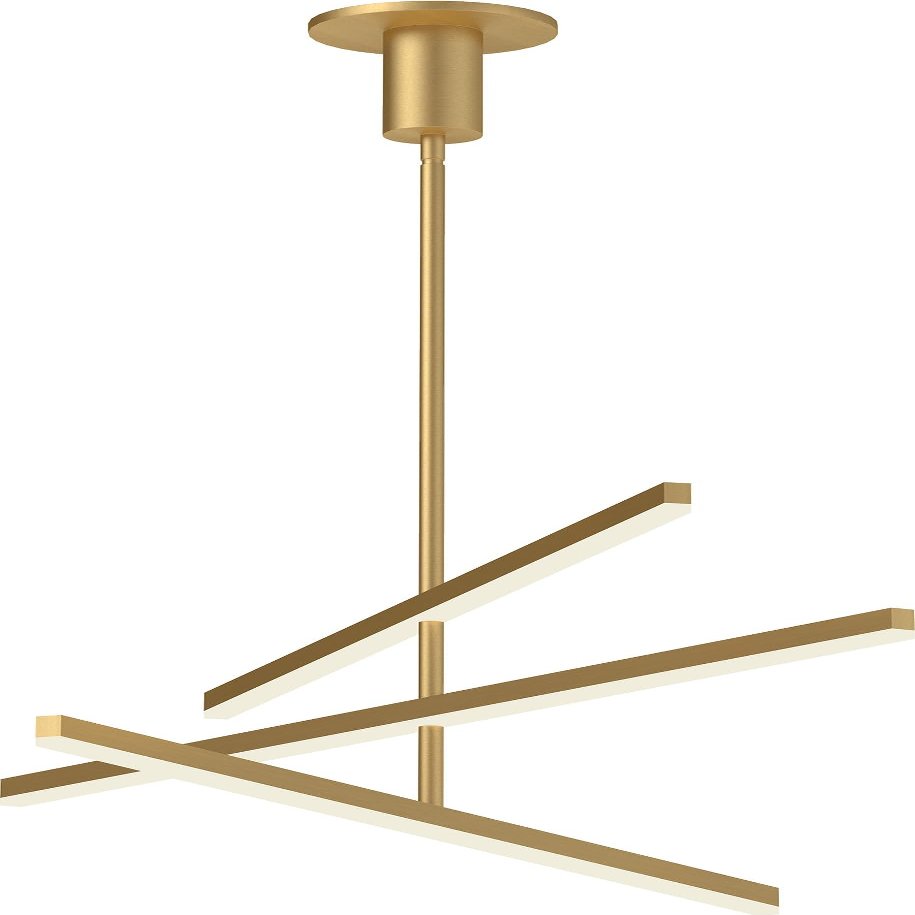Kuzco Lighting CH10345-BG Vega Chandelier LED, Brushed Gold