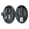 Creative Gifts International 24 Piece Tool Set | Tire Shaped Case | Compact Tool Kit | Screwdrivers Sockets Hex Keys | 2.25" X 6.25" | Gift Box Included view 1
