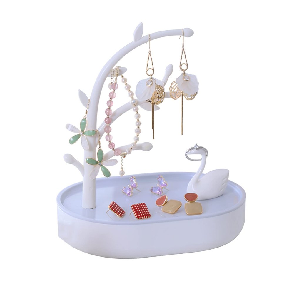 XIANGGUI 1983 Jewelry Towers Jewelry Tree Organizer for Necklaces and Earrings Ring Tree Holder Jewelry Display Storage Rack Decoration for Women Jewelry Boxes