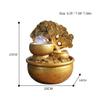 WDBB Tabletop Fountain Tabletop Fountain Resin Desktop Fountain Gold Money Tree Feng Shui Indoor Fountain Decor Home Gift 9.06 Inches Best Office Home Decor view 2