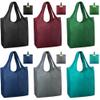 BeeGreen Foldable Travel Bag Reusable Gifts Bags - Reusable Grocery Bags Large Holiday Gifts Cloth Tote With Handles - Bulk Reusable Shopping Bags for Women (Beach Storage Washable Collapsible) view 1