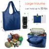 BeeGreen Foldable Travel Bag Reusable Gifts Bags - Reusable Grocery Bags Large Holiday Gifts Cloth Tote With Handles - Bulk Reusable Shopping Bags for Women (Beach Storage Washable Collapsible) view 3