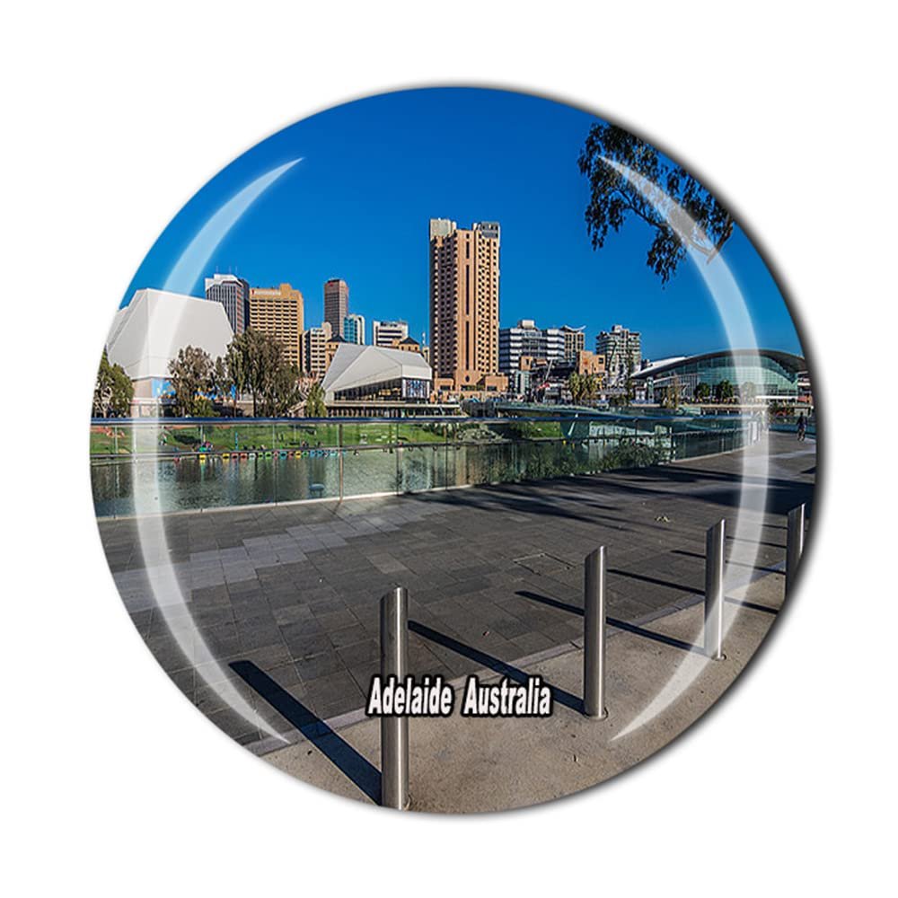 Adelaide Australia Fridge Magnet Crystal Tourist Souvenir Gift Collection Refrigerator Magnetic Sticker
