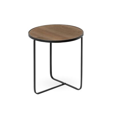 Park Hill Collection Buffet Riser,16.5inches Height,Natural Brown,Wood and Iron,Tall