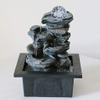 WDBB Tabletop Fountain Tabletop Fountain Resin 3-Tier Desktop Fountain 8.27 Inches High Indoor Portable Tabletop Decor Zen Meditation Waterfall Best Office Home Decor view 3