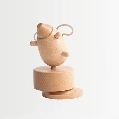 BBZY Music Box Music Box Flying Pig Musical Box Handmade Skycity Wooden Creative Birthday Graduation Gift Dining Table Living Room Decoration Christmas Valentine Housewarming Gift (Size : 6in)
