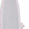 HomeRoots Wood Classic White Finish Cheval Standing Oval Mirror view 4