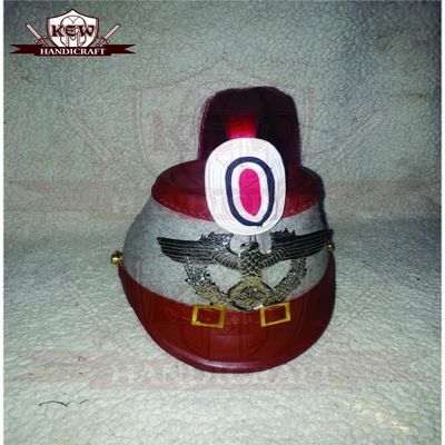 Casco Shako parusino para oficiales del Jagerbatallion Tschako Helmet-y19