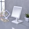 HomeRoots Wood/Glass Pretty White Square Make Up Vanity Mirror view 2