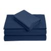 LuckShree RV Short Queen Size Giza Cotton Sheet Set - 16-Inch Deep Pockets 800-Thread Count - Mediterranean Blue view 1