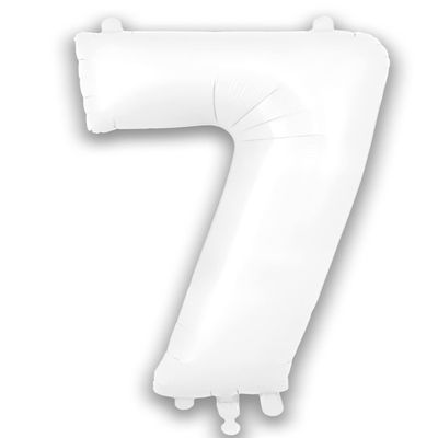 OAKTREE UK 604476 Oaktree 34" Number 7 Matte White