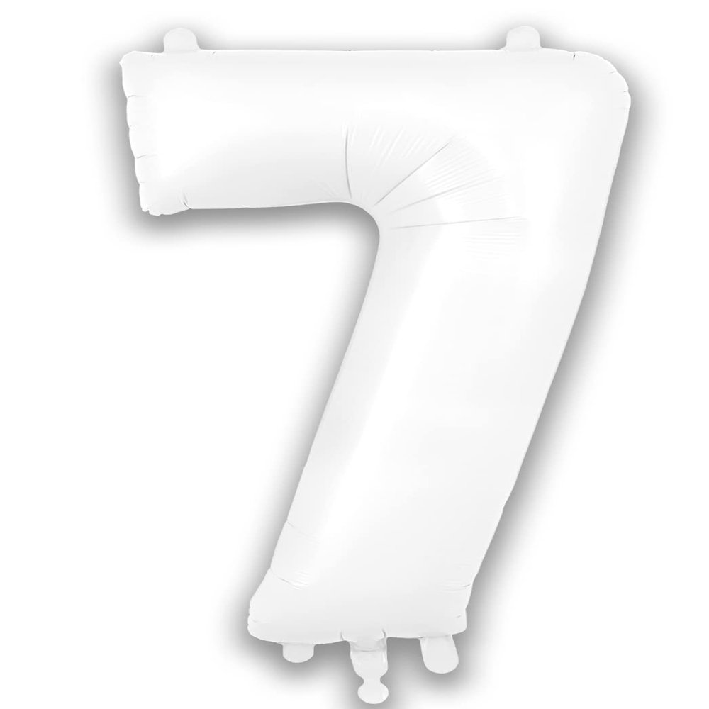 OAKTREE UK 604476 Oaktree 34" Number 7 Matte White