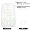 Angoily Wall Mounted Laundry Hamper Basket Foldable Hanging Laundry Storage Organizer 18.50X11.02X6.69In Space Saving Dirty Clothes Basket for Home and Dorm view 2