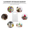 Angoily Wall Mounted Laundry Hamper Basket Foldable Hanging Laundry Storage Organizer 18.50X11.02X6.69In Space Saving Dirty Clothes Basket for Home and Dorm view 3