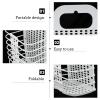 Angoily Wall Mounted Laundry Hamper Basket Foldable Hanging Laundry Storage Organizer 18.50X11.02X6.69In Space Saving Dirty Clothes Basket for Home and Dorm view 4