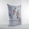 HomeRoots Gray On White 20 Gray Black Boho Bird Suede Throw Pillow view 4