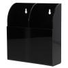Cabilock Wall Mounted Remote Control Storage Box Acrylic Organizer for Tv and Refrigerator Remotes Compact Design for Vertical Space and Easy to Install view 1