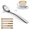 GLAMFIELDS 8-Piece Teaspoons, 6.15" Long Handle Demitasse Espresso Spoons Set, Stainless Steel Small Serving Spoons for Dessert view 2