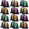 Saintrygo 24 Pieces Magical Wizard School Party Favor Bags Magical Themed Party Goodie Bags Drawstring Backpack Wizard Gift Backpack Dress up Novelty Decorations Supplies for Kids(Novel Style) view 1