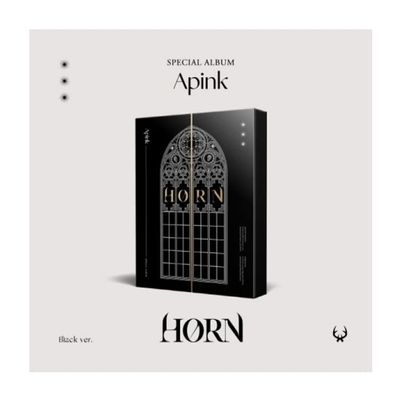 Apink HORN Special Album Black Version CD+100p PhotoBook+2p PhotoCard+1p Scratch Card+1p Film+1p Folding Poster On Pack+Tracking Kpop Sealed