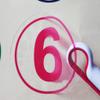 ANWUYANG Waterproof Number Sticker, 1cm-8cm Transparent Round Number Sticker, Table Sticker for Indoor, Outdoor, Mugs, Boxes and Lockers (Color : 8cm 1-15) view 3