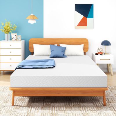 MLILY Full Mattress, 6 Inch Memory Foam Mattress Bed in a Box, Medium, Green Tea and Cooling Gel Infused CertiPUR-US Certified, Made in USA
