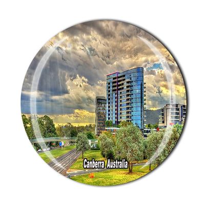 Canberra Australia Fridge Magnet Crystal Tourist Souvenir Gift Collection Refrigerator Magnetic Sticker