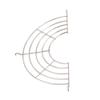 Mumusuki Oil Drain Rack, Stainless Steel Semi Circular Oil Strainer Shelf for Frying Pan Multi Function Steam Rack Food Cooling Rack for Fried Food(L 16 * 33.5cm/6.3 * 13.2in) view 1