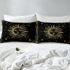 Erosebridal Boho Mandala Duvet Cover Queen Celestial Sun And Moon Bedding Set Space Gold Stars Moon Comforter Cover For Kids Boys Girls Teens Galaxy Stars Quilt Cover With 2 Pillow Cases Bedroom Decor view 4