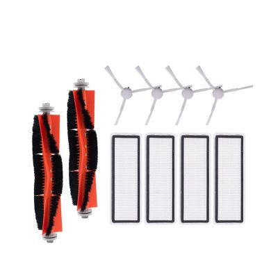 Youngran Main Brush Side Brush Filters Mop Cloth Compatible for Xiaomi for Mijia 1C STYTJ01ZHM Compatible for Dreame F9 Robot Vacuum Cleaner Parts Accessories Leisurely (Color : White)