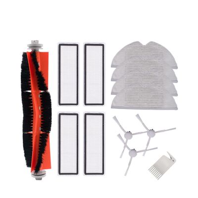 Youngran Main Brush Side Brush Filters Mop Cloth Compatible for Xiaomi for Mijia 1C STYTJ01ZHM Compatible for Dreame F9 Robot Vacuum Cleaner Parts Accessories Leisurely (Color : Orange)