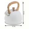 2.5 L Stainless Steel stovetop Kettle That Makes Sound(Color:3#) view 3
