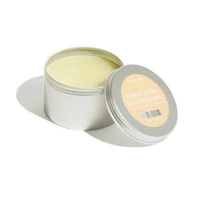 Made In Cookware | Carbon Steel Seasoning Wax 6 Oz | Crafted in Canada | Rice Bran Wax, Canola Oil and Grapeseed Oil