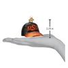 Old World Christmas Oklahoma State Baseball Cap Glass Blown Ornament for Christmas Tree view 3