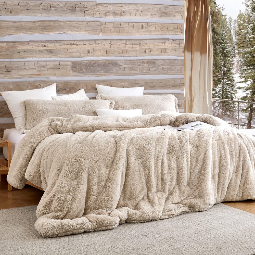 Byourbed Coma Inducer Oversized Full Comforter - The Original Plush - White Sand