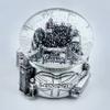 London 3D Musical Snow Globe Romantic Gift Souvenir Decor for Home Office 5 1/2" (Silver) view 2