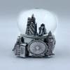 London 3D Musical Snow Globe Romantic Gift Souvenir Decor for Home Office 5 1/2" (Silver) view 4