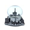 Paris Musical Snow Globe Romantic Gift Souvenir Decor for Home Office (Silver) view 1