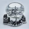 Paris Musical Snow Globe Romantic Gift Souvenir Decor for Home Office (Silver) view 2