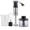 220 Volt Hand Blender 1000W - 3 in 1 Hand blender includes blending shaft, 500 ml chopper bowl, 700 ml beaker and whisk-220V 240V (Not For Use In USA) view 1