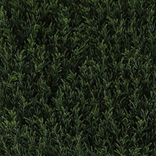3rd Street Inn Grass Wall - Greenery Privacy Fence Covering - Accent Wall Panel - Green Grass Backdrop - Artificial Wall Panel - Indoor Outdoor Decor (2, Wintergreen)