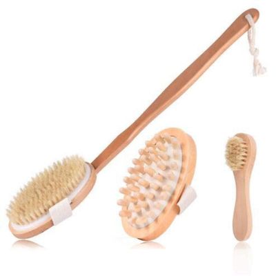 Bathroom Essentials 3 PC Wooden Bath Set