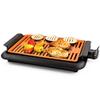 OVENTE Electric Indoor Grill with 15x10 Inch Non-Stick Cooking Surface, 1200W Fast Heat Up Power, Adjustable Temperature, Removable and Dishwasher Safe Grilling Plate and Drip Tray, Copper GD1510NLCO view 1