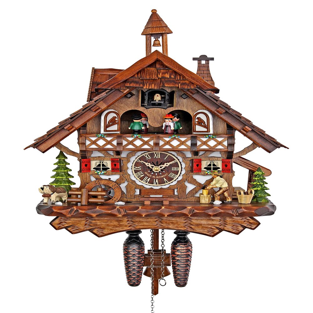 Engstler Quartz Cuckoo Clock - The Busy Woodchopper